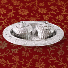 Oval Shape Special Puja Thali (1 Pc / Mix Design)