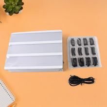 Black Mini A6 Magnetic Cinematic Light Box with 82 Characters and 10 Emojis  (1 Set)